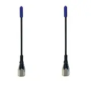 2 X AXIS CB UHF RADIO ANTENNA AERIAL WHIP SHORT FLEXIBLE