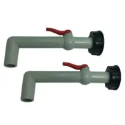 2x IBC Tank Tap Adapter Hose Connector S60x6 Thread Cover Replacement Tool For