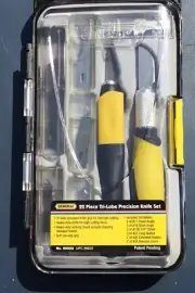 General Tools 95622 Tri-Lobe Precision Arts, Crafts, Hobby Knife Set - 22 Pc