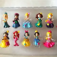在飛比找蝦皮購物優惠-◐兒童公主過家家玩具12款白雪公主美人魚舞動公主玩具動漫人偶