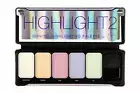 BYS Highlight 2 Makeup Palette with Contour Brush and Mirror