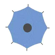 Trampoline Shade Cover Easy to Install Outdoor Playground Trampoline Awning