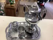La Belle vintage 1959 electric coffee percolator set