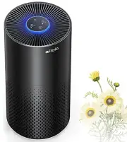 Air Purifier for Home Smokers 99.99% Effective,520 ft²，22db |True H13 Black
