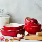 Staub Ceramic 4-Piece Baking & Bowls Set, Dishwasher safe FREE SHIPPING