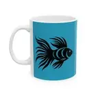 Coffee Mug Lead & BPA-Free Mug | Fish Design (PG-ST-21-T)