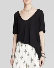 NWT FREE PEOPLE TRI BLEND FREE FALLING TEE