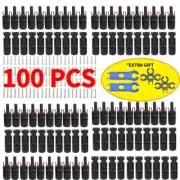 2~20PCS For MC4 Connectors For IP67 MC4 Solar Panel 30A Line Plug Socket HOT