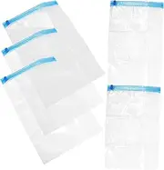 CRILSTYLEO 5pcs Hand Roll Vacuum Compression Bags for Clothes Travel Space Saver Storage Bags No Air Leakage for Blankets Seasonal Clothing and Bulky Items