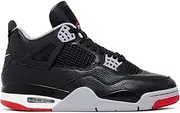 [Nike] Jordan 4 Retro Oreo Grade School GS DJ4699-100, Black, 9