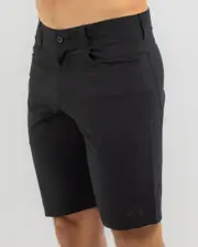 [Oakley] Oakley Men's Baseline 21" Hybrid Walk Shorts in Blackout Size 32 32 Blackout
