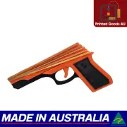 Rubber Band Gun 5 Shot Pistol Toy Gift for Boys and Teens