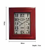 Large Wooden Clock Vintage Retro Clock Home Decor Wall Clock London