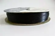 OFFRAY SPOOL SATIN BLACK RIBBON - 1/8 in - 10 YARDS