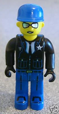 *NEW* Lego Minifig 4 Juniors POLICE BLUE Cap 2.25 INCHES TALL
