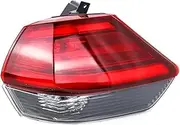 Lamp Lens For Nissan For X-trail T32 2017-2019 2020 2021 Car LED Tail Light Rear Bumper Warning Brake Lamp Taillight Assembly Rear Light(Outside Left)