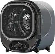 Small Tumble Dryer, Portable Condenser Tumble Dryer, Vented Tumble Dryer, Suitable for Tabletop or Wall-Mounted Use, Compact Spin Dryer, 0.8kg Load Capacity
