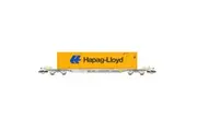 Hornby Tt:120 Touax Sffgmss Ifa Wagon With 45 Container Hapaglloyd Era 11