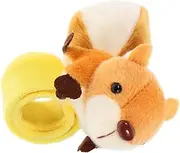 QUMIIRITY Stuffed Squirrel Plush Slap Bracelet for Adorable Animal Slap Rings Party Favors and Decorations for Birthday Parties School Events and Costume Celebrations