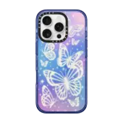 iPhone 16 Pro Impact Case MagSafe Compatible Butterfly Aurora