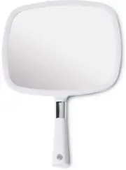 MIRRORVANA® Large Hand Held Mirror with Comfy Handle for Women and Men - Pers...