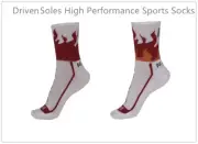 2 Pairs Driven Soles CoolMax High Performance Sports Socks Cycling Socks