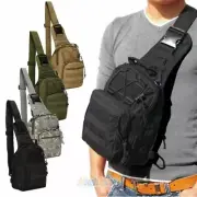 Tactical Shoulder Bag Messenger Sling Chest Pack Military Molle Outdoor Backpack