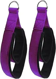 Pilates Reformers Pilates Double Loop Straps for Feet Fitness D-Ring Straps Handle Yoga Exercise Accessories for Home Gym Workout Yoga supplies