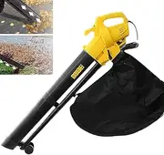 Garden Leaf Blower & Vacuum Shredder, 3000W Electric Garden Vacuum, 3 in 1 Leaf Blower with 35L Leaf Collection Bag, Carry Strap, Lightweight Mulcher for Clearing of Leafs, in Garden, Patio