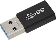 USB C Female to USB 3.0 Male Connector, Multifunction Lightweight USB C to USB 3.0 Adapter Easy to Carry for Offices for Tablet Computers