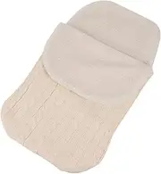 Kisangel Thick Knitted Sleeping Bag Warm Wool Sleeping Bag Versatile Swaddle Blanket for Boy Girl and Toddlers Stylish and Comfortable for Stroller and Travel