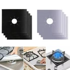4/6/8PC Stove Protector Cover Liner Gas Stove Protector Gas Stove Stovetop Burne