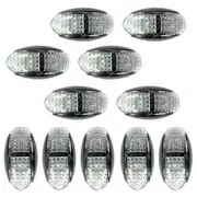 10V-30V RED AMBER TRAILER CLEARANCE LIGHT SIDE MARKER LIGHTS LED TRUCK LAMPS