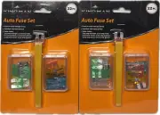 Auto Fuse Set with Removal Tool, Color codes: Red Orange, Blue, Yellow and Green