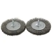 Heavy Duty Electric Joint Brush Replacement Kit 2pcs Wire Brush Set for EFB 400