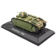 1/72 Scale Diecast Alloy WWII France Army Char B1 Bis Fighting Tank Model