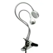 3W Creative Dimmable Double-head Clip Design LED Table Lamp Color:Double White Light
