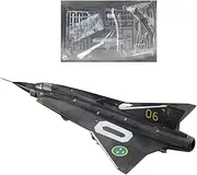 Simulation Aircraft Model 1:72 Plastic Swedish Air Force J35F Draken Interceptor Unassembled Model