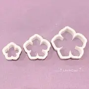 Flower Shape Polymer Clay Cutter Set (style 1) - Earrings Jewelry Making