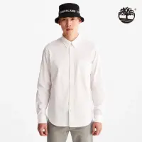 在飛比找momo購物網優惠-【Timberland】男款白色牛津長袖襯衫(A2ES5A9