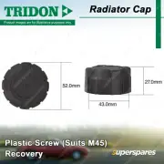 Tridon Radiator Cap for Land Rover Defender 90 110 Freelander DI XIE ES MY02 (for: Land Rover)