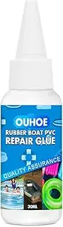 Super Glue Gel, 1.03 fl oz High Strength Clear Glue for Rubber Boat Repair, Waterproof Sealant Glue for Wading Pants, Wetsuits, PVC Inflatables, Cures in 8-12 Hours Gyouza