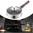 Nonstick Frying Pan Pan with Lid and Detachable Handle for Kitchen Electric