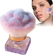 Keyubria Blush Brush - Make up Brush for Loose Powder - Ergonomic Pedciure Tool for Make up Manicure Contouring Nail Cleaning Highlighting