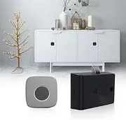 Fingerprint Cabinet Lock, Smart Biometric Lock for Keyless Hidden File Drawer Wardrobe, Child Safety Electric DIY Wooden Furniture Privacy for Home Office, Silver