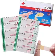 Flexible Bandages Waterproof,Waterproof Adhesive Bandage Dressing Strips | 50/100 Count Breathable Dressing, Flexible Fabric Protective Stickers for Minor Cuts & Scrapes