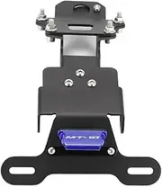 Fender Eliminator License Plate Holder Compatible With YAMAHA MT09 FZ09 14-16 MT10/SP FZ10 2016-2021 Motorcycle Tail Tidy LED Light MT 09 10(MT-10 Blue)