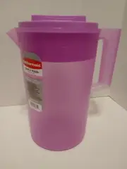 Rubbermaid Simply Pour 1 Gallon Container Purple with Purple Lid 11.25" Tall