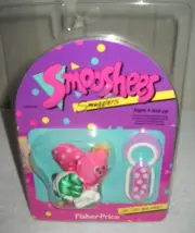 #9759 NRFC Vintage Fisher Price Smooshees Smugglers Clip On Dottie Kitten