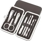 Nail Clippers Set 8pcs Diamond Pattern Nail Scissors Home Manicure Tools Suitable for Travel and Beauty Portable Travel Beauty Kit Nail Cutting Kit 4